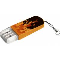 Флеш накопитель USB 2.0 16Gb Verbatim Mini Elements Edition (49406, fire)