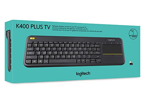 Клавиатура беспроводная Logitech K400 Plus TV (для телевизоров, тачпад, black)