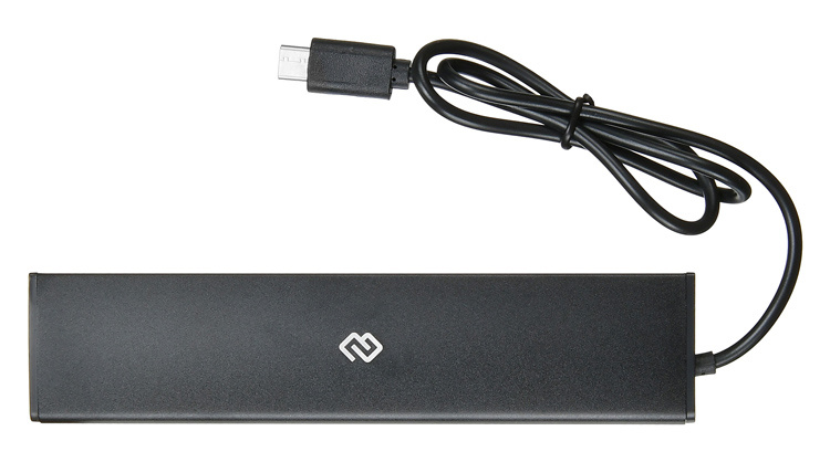 USB 2.0 HUB Digma HUB-7U2.0-UC-B (Type-C, 7 портов, активный, 0.5m, black)