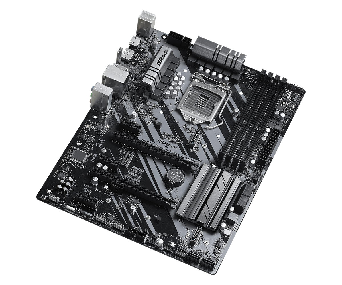 Материнская плата ASRock H470 PHANTOM GAMING 4 (s1200, ATX) RTL