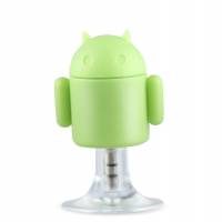 Разветвитель-подставка QUMO "Андроид" (джек3.5 - 2x3.5, green)
