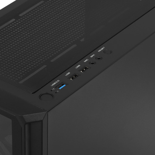 Корпус ARDOR GAMING Dominion X3-Mini FRGB (без БП, mATX, USB3.0, 4x rainbow LED Fan, black)