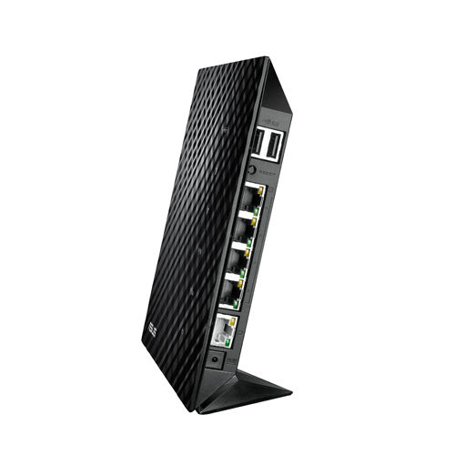 Роутер ASUS RT-N56U (300Mbps, 2.4/5GHz, 4 ports, 1000Mbps, 3 внутренние антенны до 5dBi, 2*USB, USB Printer/FTP Server, black)