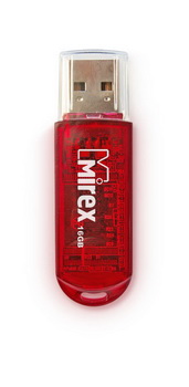 Флеш накопитель USB 2.0 4Gb Mirex Elf (FMURDE04, red)