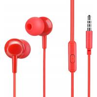Наушники hoco M14 Natural Sound (затычки, для мобильных устройств, с микрофоном, 1.2m, red)