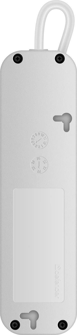 Сетевой удлинитель Defender S318 (3 розетки, 1,8 метра, 10A, white) OEM