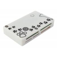 Карт-ридер PC Pet 24-in-1 (CR-215DWH, SDHC, microSD, M2, MS, MMC, CF, xD, Dog-White, USB 2.0)