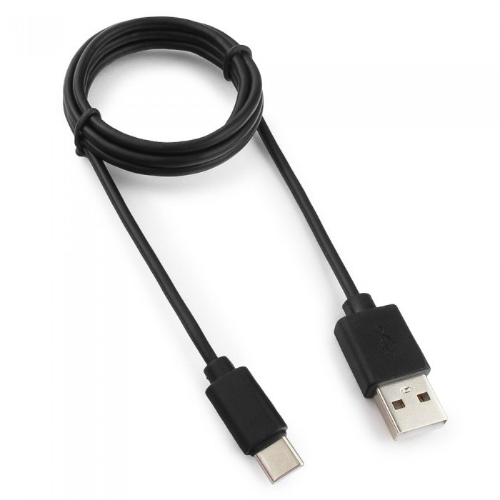 Кабель USB 2.0 Am - Type-C 0.5m (GCC-USB2-AMCM-0.5M, black) Гарнизон