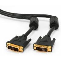 Кабель DVI (m) - DVI (m) 4.5m (KC-DVI2-5, dual link, с позолоченными контактами, 2 ферритовых фильтра, экранированный, black) Konoos