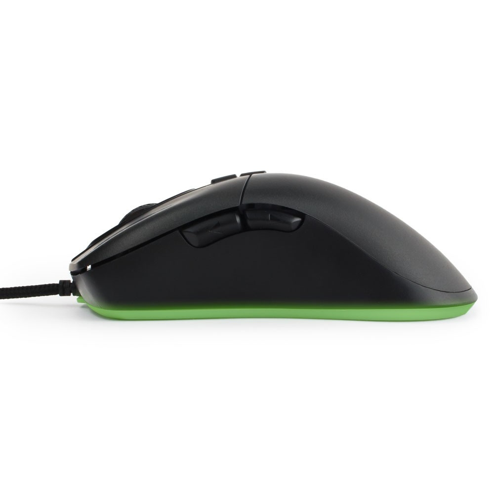 Мышь Gembird MG-550 (USB, optical, 3200dpi, игровая, 1.75m, black)