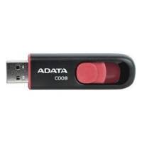 Флеш накопитель USB 2.0 4Gb ADATA C008 (AC008-4G-RKD, black-red)