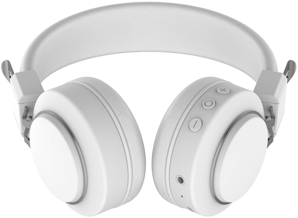 Гарнитура Hiper LIVE QTX3 (накладная открытая, беспроводная, Bluetooth 5.0, с микрофоном, до 10 часов работы от батареи, white)
