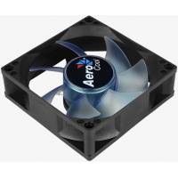 Вентилятор AeroCool Motion 8 Blue-3P (80x80x25mm, Hydro, 2000rpm, 25dBa, 3pin, blue LED, black-blue) RTL