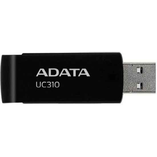 Флеш накопитель USB 3.2 64Gb ADATA UC310 (UC310-64G-RBK, 100MB/s, black)