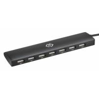 USB 2.0 HUB Digma HUB-7U2.0-UC-B (Type-C, 7 портов, активный, 0.5m, black)