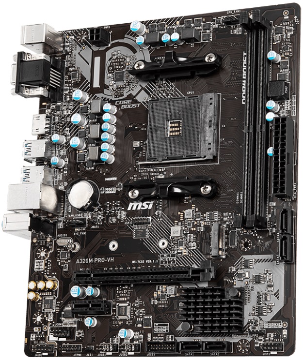 Материнская плата MSI A320M PRO-VH (AM4, mATX) RTL