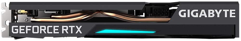 Видеокарта Gigabyte GF RTX3060 12Gb (GV-N3060EAGLE OC-12GD, 192bit, GDDR6, 2xHDMI+2xDP) RTL
