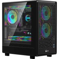 Корпус Formula Air Mesh G2 (без БП, mATX, USB3.0, 3x rainbow LED Fan, black)
