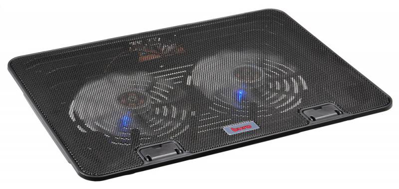 Подставка для ноутбука Buro BU-LCP156-B214H (15.6", 2x140mm Fan, USB, регулятор, black)