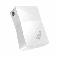 Флеш накопитель USB 2.0 16Gb Silicon Power Touch T08 (SP016GBUF2T08V1W, white)