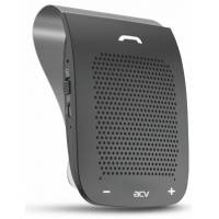 Автомобильная Bluetooth гарнитура (Handsfree) ACV BT-219HD (3W, для 2х телефонов, громкая связь, шумоподавление, BT v5.0, NFC, iOS, Android, до 10 метров, до 15 часов в режиме разговора от батареи 900mAh, black)