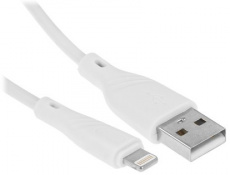 Кабель USB 2.0 Am - Lightning 1.0m (CCB-USB-AMAPO1-1MW, 2.1A, white) Cablexpert
