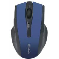 Мышь беспроводная Defender Accura MM-665 (optical, 1600dpi, 2xAAA, black-blue)