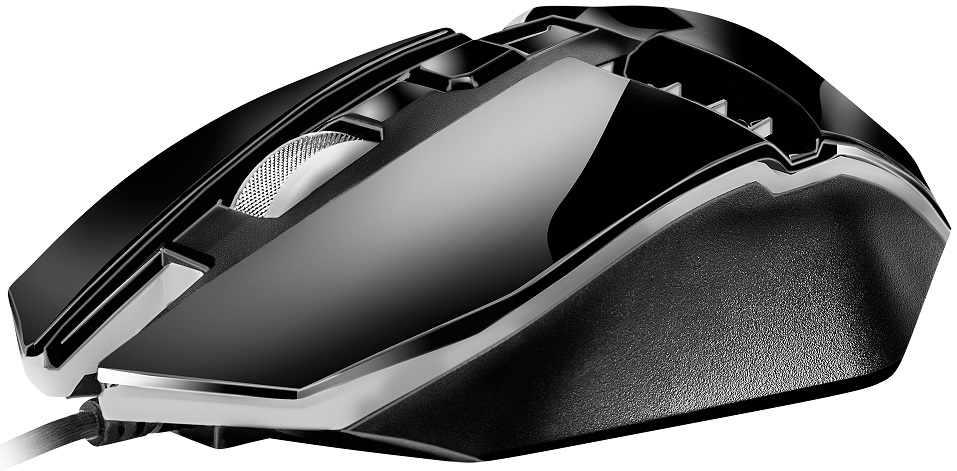 Мышь Sven RX-200 (USB, optical, 1600dpi, игровая, динамическая подсветка, 1.5m, black)