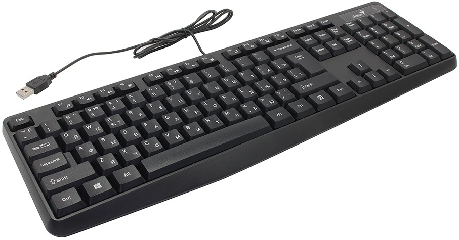 Клавиатура Genius KB-117 (USB, мультимедийная, black)