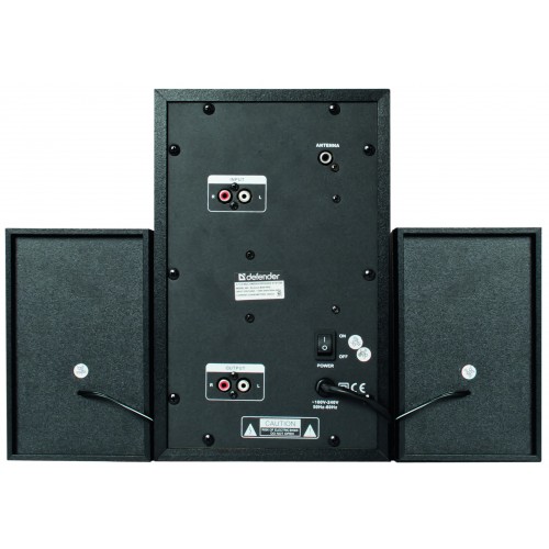 Колонки Defender Sirocco M30 PRO (20W + 2x5W, пульт ДУ, USB, SD, FM-радио, black)