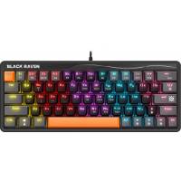 Клавиатура Defender Black Raven GK-417 (USB, механическая, OUTEMU+RED Switch, регулируемая подсветка, влагоустойчивая, игровая, промо-код "War Thunder", 1.5m, black)