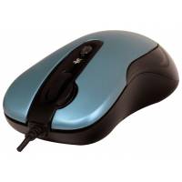 Мышь A4Tech N-61FX-3 (USB, optical, 1600dpi, black-blue)