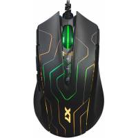 Мышь A4Tech X89 (USB, optical, 2400dpi, игровая, подсветка, maze)