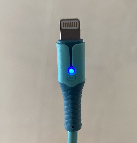Кабель USB 2.0 Am - Lightning 1.0m (blue)