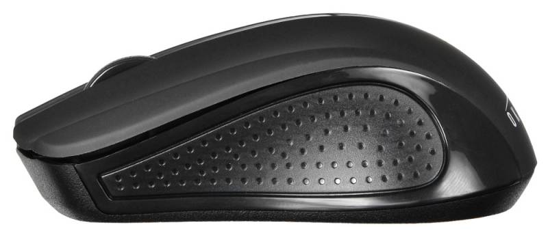 Мышь беспроводная Oklick 485MW+ (optical, 1200dpi, 2xAAA, soft-touch, black)