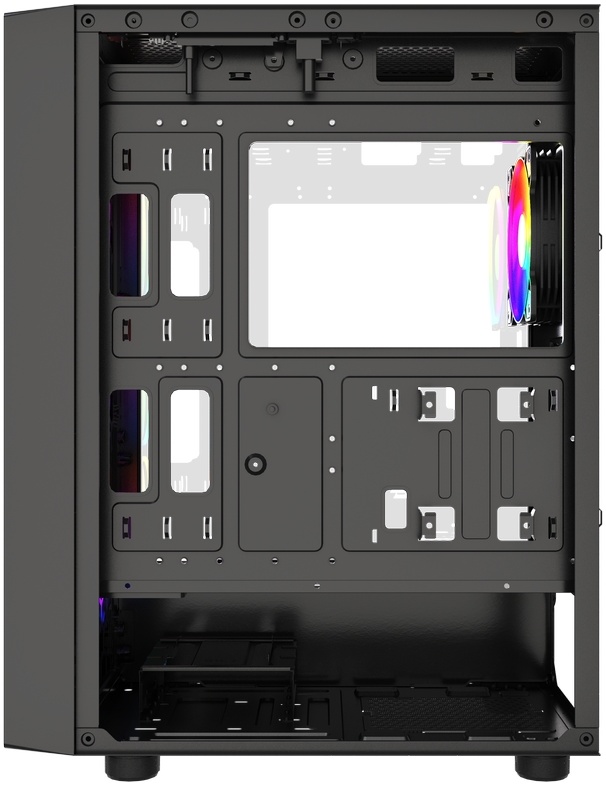 Корпус Powercase Mistral EA19 (CMAEA19-A4) (без БП, ATX, USB3.0, 4x ARGB Fan, black)