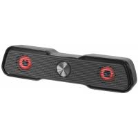 Колонки Defender Z1 (6W, USB, подсветка, black)