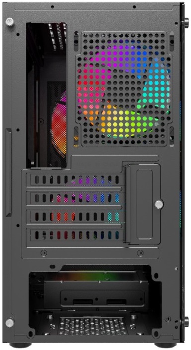 Корпус Powercase Mistral Micro A3B ARGB (CMMAB-A3) (без БП, mATX, USB3.0, 3x ARGB Fan, black)