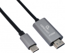 Кабель Type-C (m) -> HDMI (m) 1.8m (CCB-A-CM-HDMI-1.8M, 4K, v.2.0, black) Cablexpert