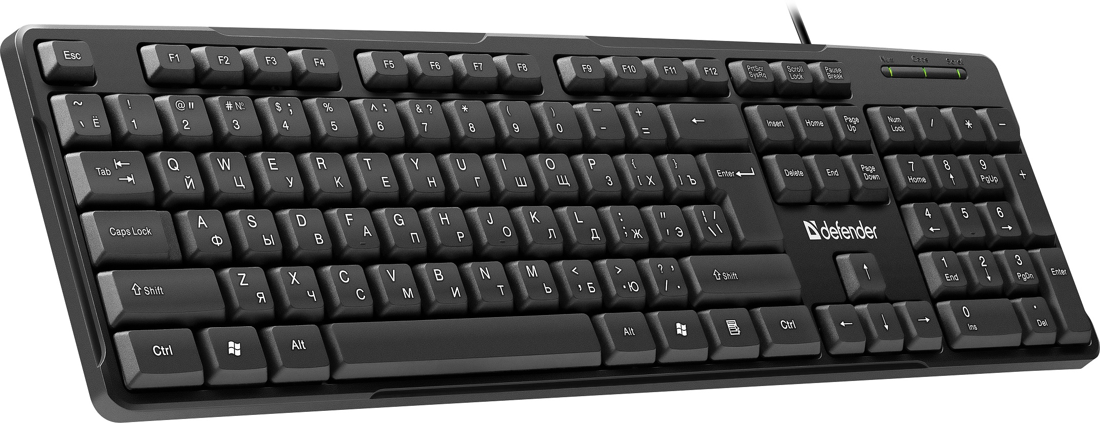 Клавиатура Defender Next HB-440 (USB, 1.5m, black)