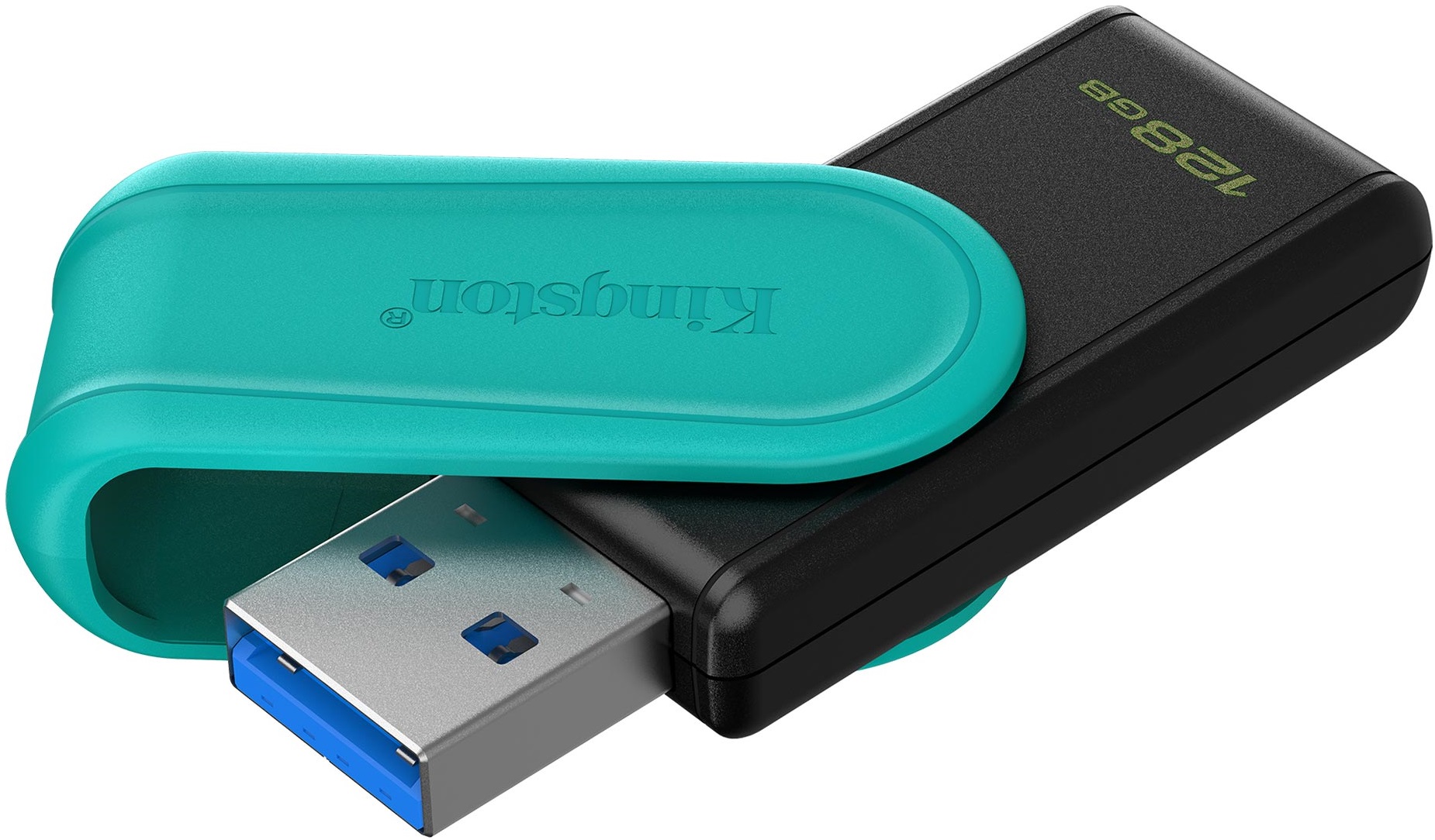 Флеш накопитель USB 3.2 128Gb Kingston DT Exodia S (DTXS/128GB, black-turquoise)