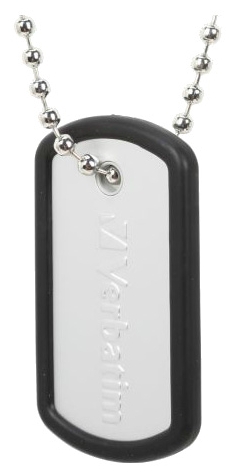 Флеш накопитель USB 2.0 16Gb Verbatim Dog Tag (98671, black)