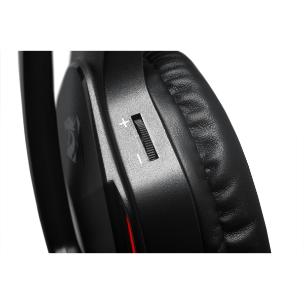 Наушники Redragon THEMIS (полноразмерные закрытые, c микрофоном, игровые, 2m, black-red)