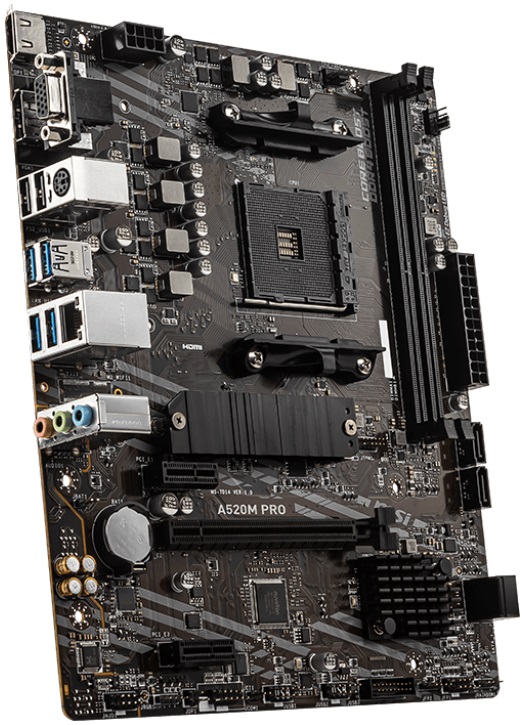 Материнская плата MSI A520M PRO (AM4, mATX) RTL