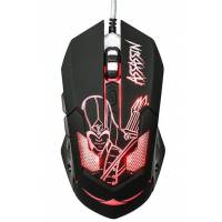 Мышь Qumo Assassin M33 (USB, optical, 3200dpi, 4 цвета подсветки, 1.65m, black)