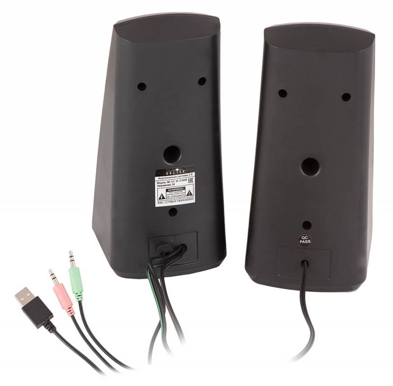 Колонки Oklick OK-121 (2x2.5W, USB, black)