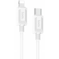 Кабель USB 2.0 Type-C - Lightning 1.0m (X73 iP PD, 3A, 27W, быстрая зарядка, PD, white) hoco