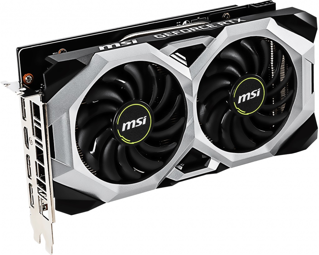 Видеокарта MSI GF RTX2060 6Gb (RTX 2060 VENTUS OC RU, 192bit, GDDR6, HDMI+3xDP) RTL