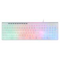 Клавиатура Oklick 490ML (USB, радужная подсветка, white)