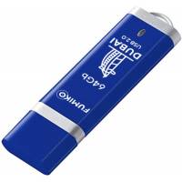 Флеш накопитель USB 2.0 64Gb FUMIKO DUBAI (FDI-10, blue)